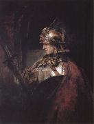 Rembrandt, A Man in Armour